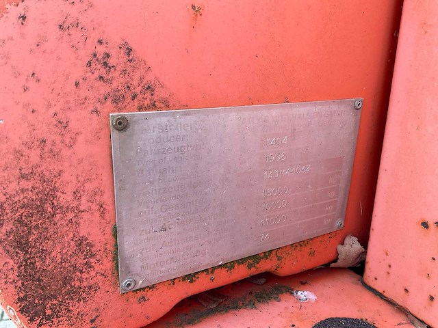 1996 atlas 1404 banden graafmachine - afbeelding 38 van  43