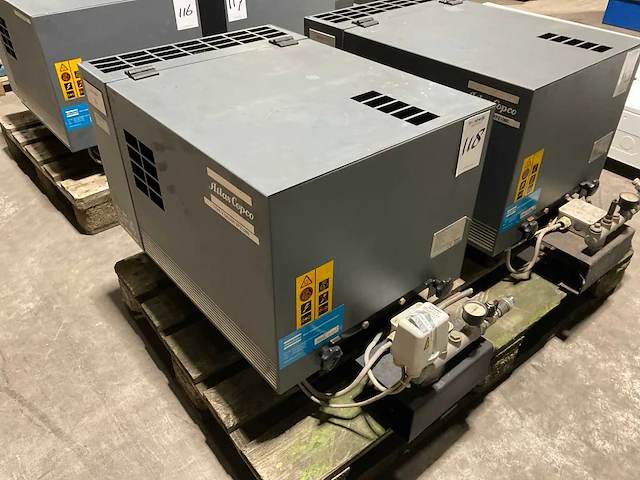 1996 atlas copco sf4 oil free luchtcompressor - afbeelding 2 van  3