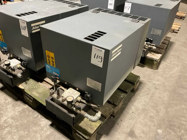 1996 atlas copco sf4 oil free luchtcompressor - afbeelding 2 van  3