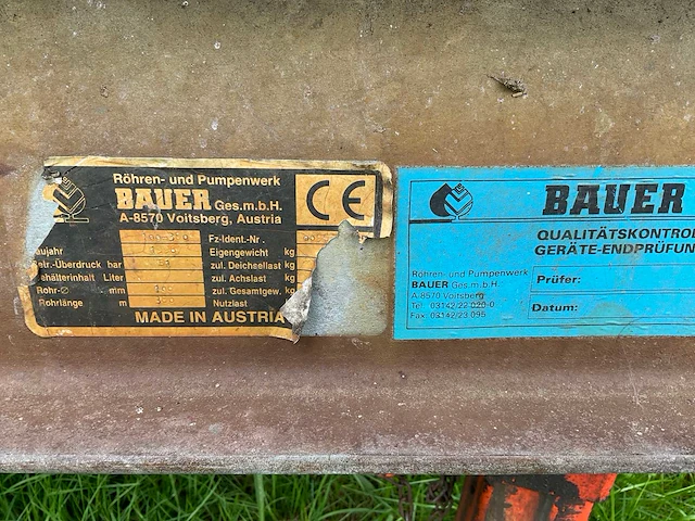 1996 bauer rainstar e1 beregeningshaspel 100/380 - afbeelding 4 van  19