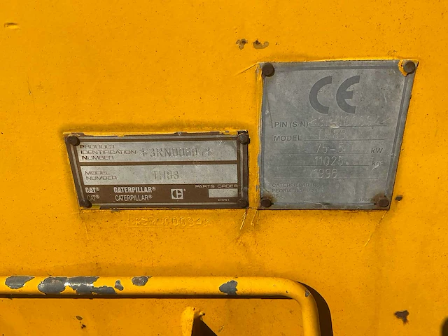 1996 catepillar th 83 verreiker - afbeelding 18 van  20