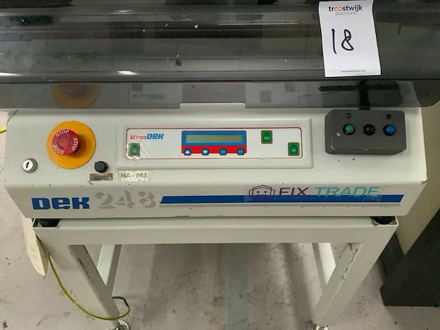 1996 dek 248 screen printer - afbeelding 2 van  8