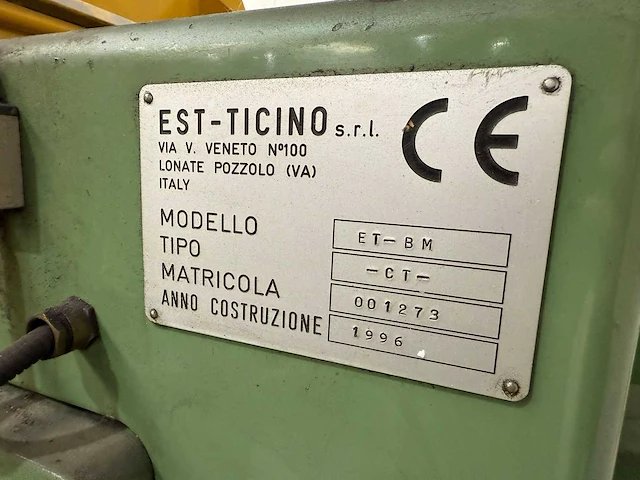 1996 est ticino et-bm 520 ct cnc draaibank v.v. opspangereedschap en toebehoren - afbeelding 13 van  31