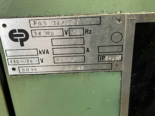 1996 huvema fgs 32/40 t cnc freesmachine - afbeelding 9 van  17