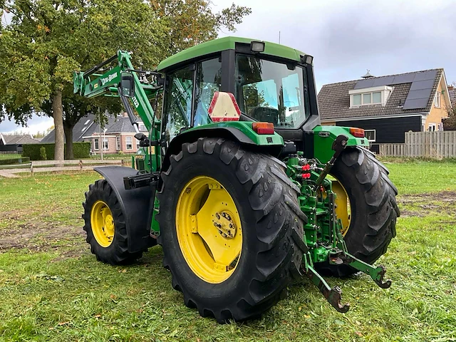 1996 john deere 6400 vierwielaangedreven landbouwtractor met voorlader - afbeelding 41 van  42