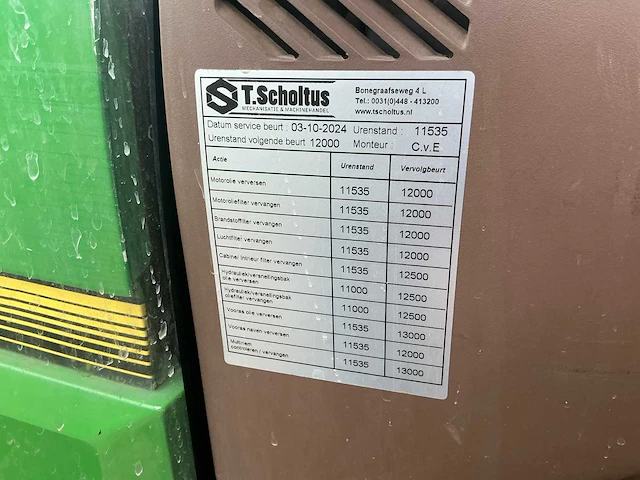 1996 john deere 7700 vierwielaangedreven landbouwtractor - afbeelding 26 van  47