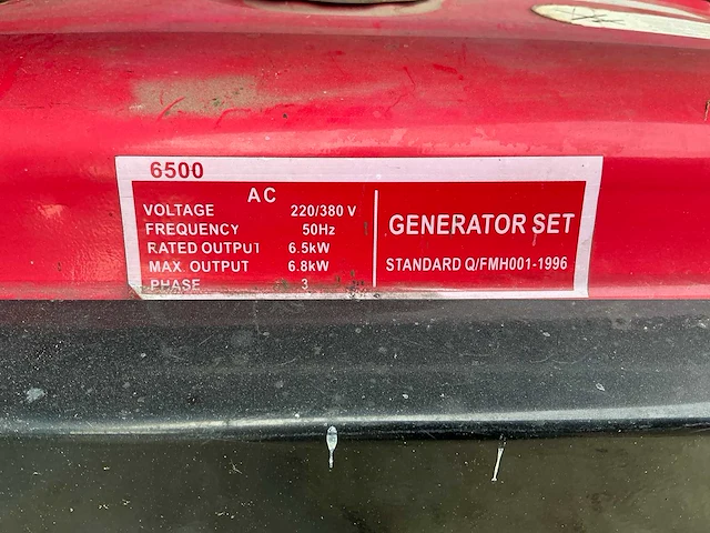 1996 kraftwelle 6500 generator - afbeelding 10 van  10