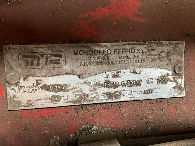 1996 mondolfo ferro tbe48 d.rotax banden de-en montageapparaat - afbeelding 3 van  11