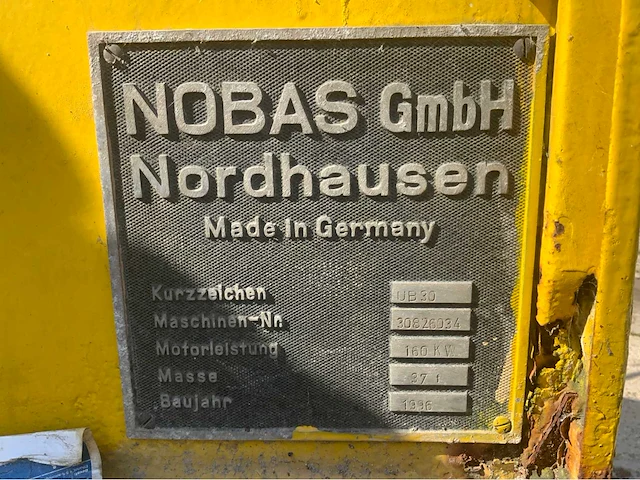 1996 nobas ub30 overslag rupskraan - afbeelding 48 van  53