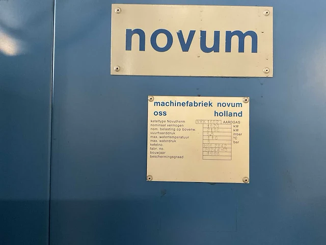 1996 novutherm vrk 1602 warmwater ketel - afbeelding 8 van  8