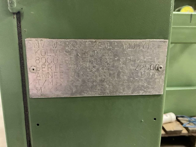 1996 robland z320 formaatcirkelzaagmachine - afbeelding 8 van  12