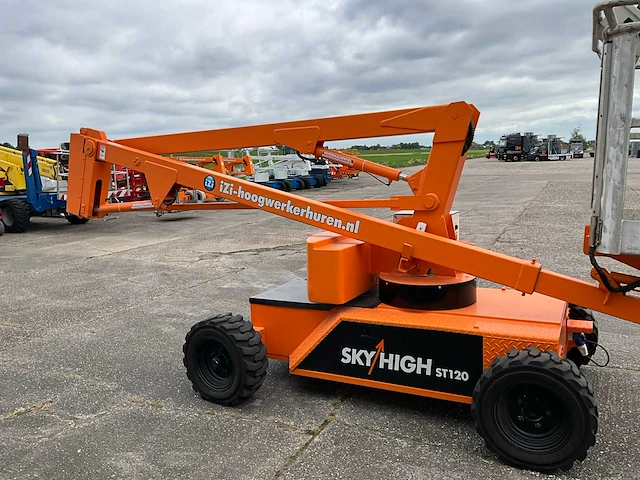 1996 skyhigh st 120 kniktelescoop hoogwerker - afbeelding 18 van  21
