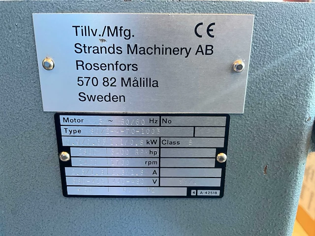 1996 strands s68 tafelboormachine - afbeelding 5 van  6