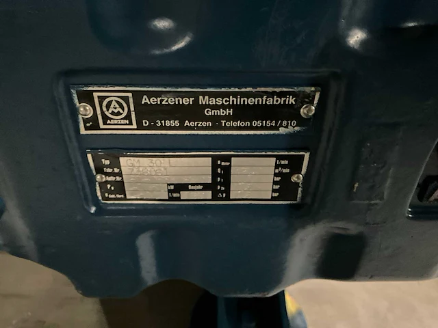 1997 aerzen gm80l lobbenblower - afbeelding 9 van  9