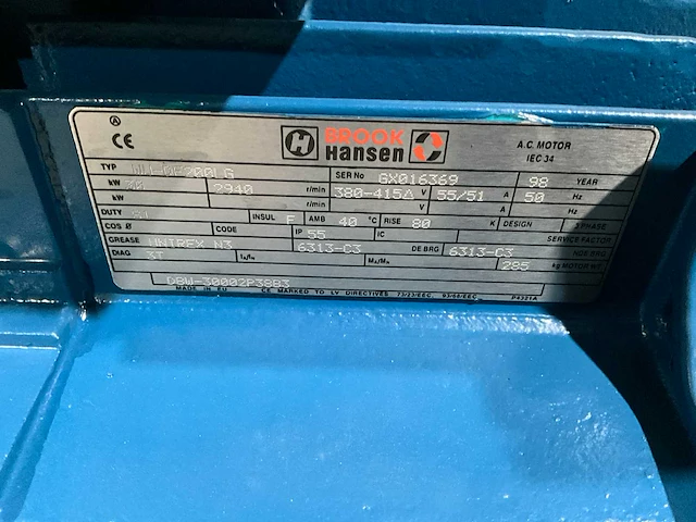 1997 aerzen gm80l lobbenblower - afbeelding 7 van  10