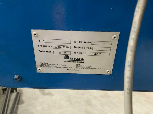 1997 amada hfbo cnc-kantbank - afbeelding 10 van  19