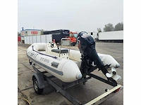 1997 avon 4.01 r.i.b. rubberboot met trailer - afbeelding 4 van  5