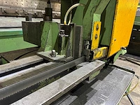 1997 bauer ls-380 horizontale lintzaagmachine op draaibaar plateau - afbeelding 6 van  12