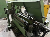 1997 bauer ls-380 horizontale lintzaagmachine op draaibaar plateau - afbeelding 10 van  12