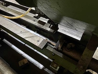 1997 bauer ls-380 horizontale lintzaagmachine op draaibaar plateau - afbeelding 11 van  12