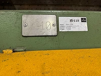 1997 bauer ls-380 horizontale lintzaagmachine op draaibaar plateau - afbeelding 12 van  12