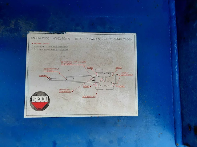 1997 beco gigant 180 d landbouwkipper - afbeelding 2 van  15