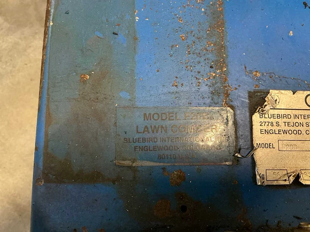 1997 bluebird f20b verticuteermachine - afbeelding 2 van  15