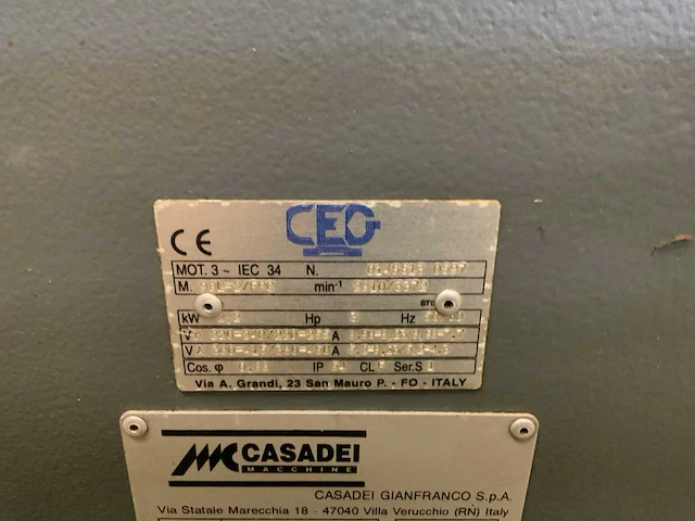 1997 casadei f 3 zwenkspilfreesmachine - afbeelding 3 van  11