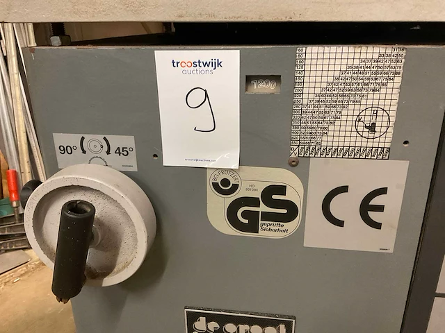 1997 casadei f/3 tafelfreesmachine - afbeelding 4 van  8