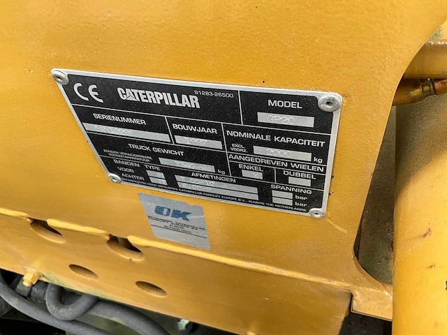 1997 caterpillar gp20 vorkheftruck - afbeelding 5 van  13