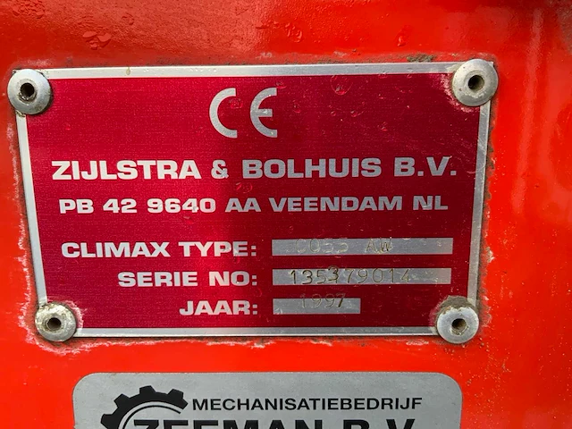 1997 climax c055 vw opschepmachine - afbeelding 28 van  35