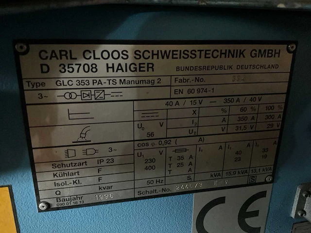 1997 cloos romat 310 lasrobot - afbeelding 3 van  14