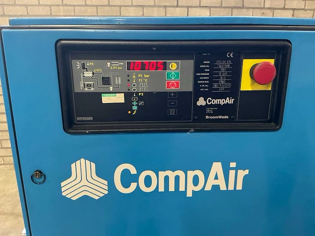 1997 compair cyclon 215 schroefcompressor - afbeelding 3 van  13