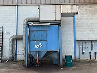 1997 donaldson torit 4ufp12 lasdampafzuiginginstallatie + kanaalwerk buiten - afbeelding 1 van  9
