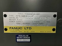 1997 fanuc roboshot alfa 100c spuitgietmachine - afbeelding 30 van  36