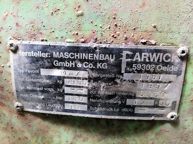 1997 farwick favorit max mobiele trommelzeefinstallatie - afbeelding 20 van  27