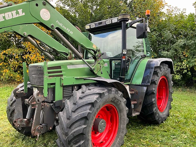 1997 fendt favorit 514 c turboshift vierwielaangedreven landbouwtractor met voorlader - afbeelding 2 van  44