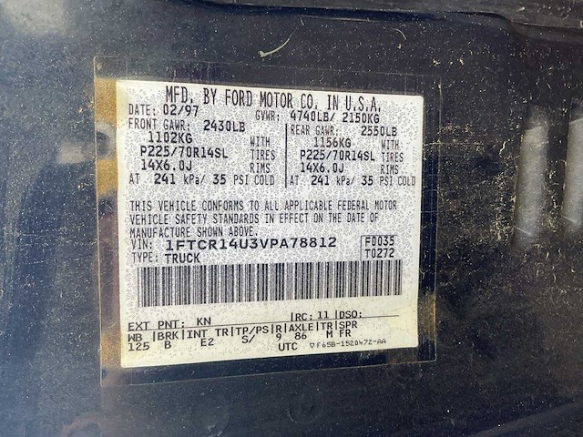 1997 ford ranger xlt pick up personenauto - afbeelding 15 van  15