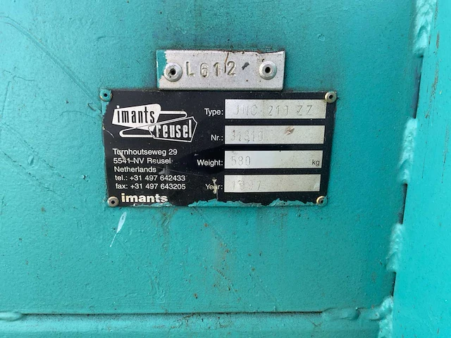 1997 inmants jnc 210 zz frees - afbeelding 2 van  10
