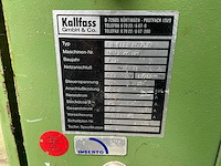 1997 kallfass s.w.650 simplex verpakkingsmachine met krimptunnel - afbeelding 7 van  9