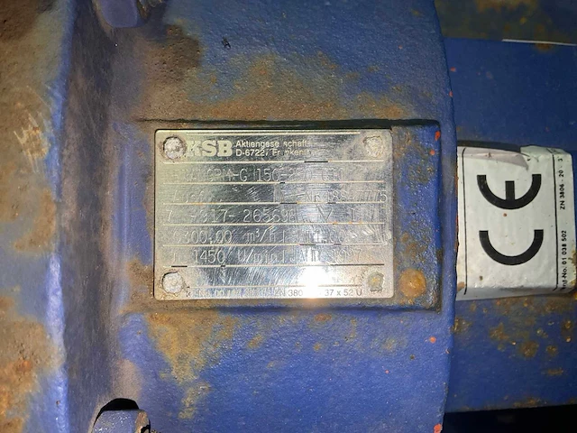 1997 ksb etanorm-g 150-200 g10 circulatie pompunit - afbeelding 3 van  4
