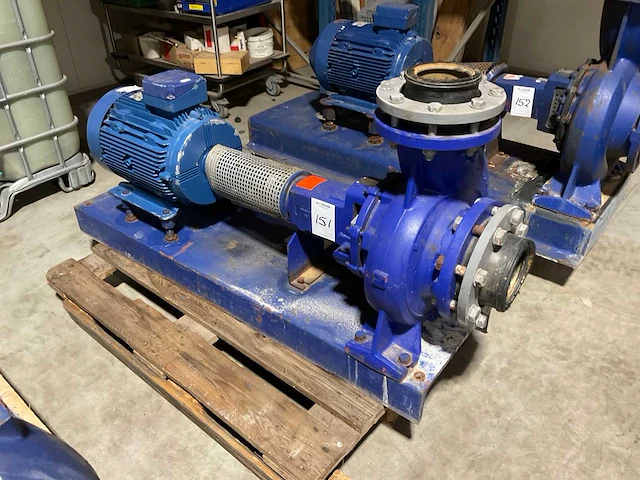 1997 ksb etanorm-m 125-200 gb circulatie pompunit - afbeelding 1 van  4