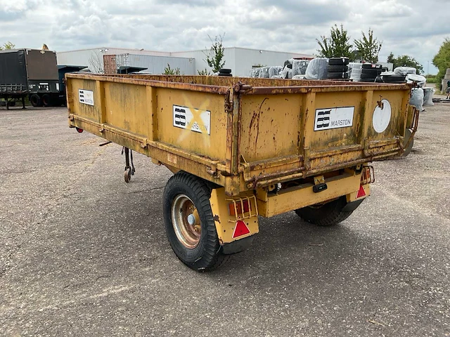 1997 marston d4l4 dumper aanhanger - afbeelding 3 van  8