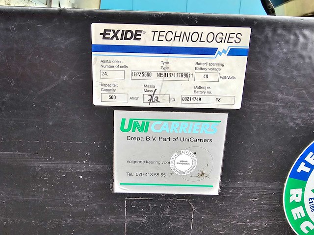 1997 nissan n01l18u vorkheftruck - afbeelding 11 van  21