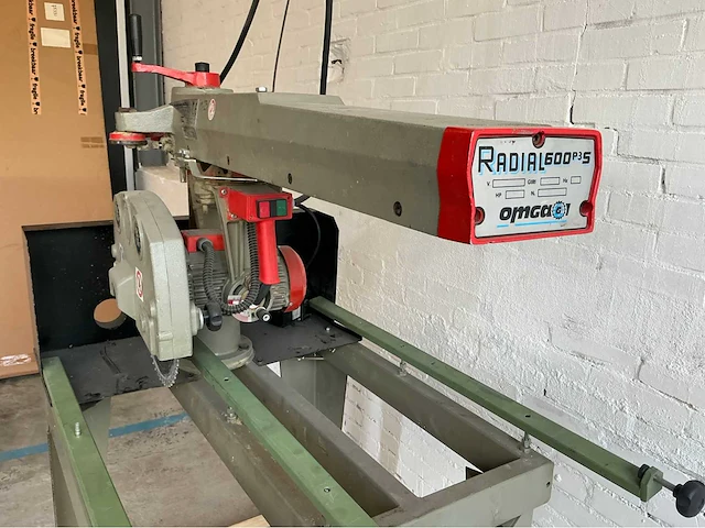 1997 omga radial 600 p3s afkortcirkelzaagmachine - afbeelding 9 van  16