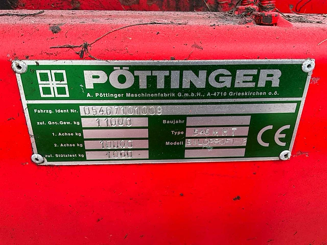 1997 pottinger siloprofi 2 opraapwagen - afbeelding 18 van  25