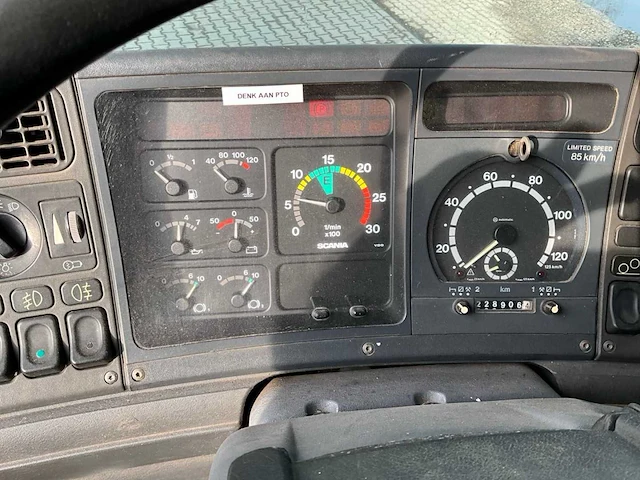 1997 scania r 124 l 400 6x2 na truck containerauto - afbeelding 4 van  28