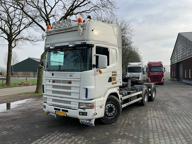 1997 scania r 124 l 400 6x2 na truck containerauto - afbeelding 1 van  28