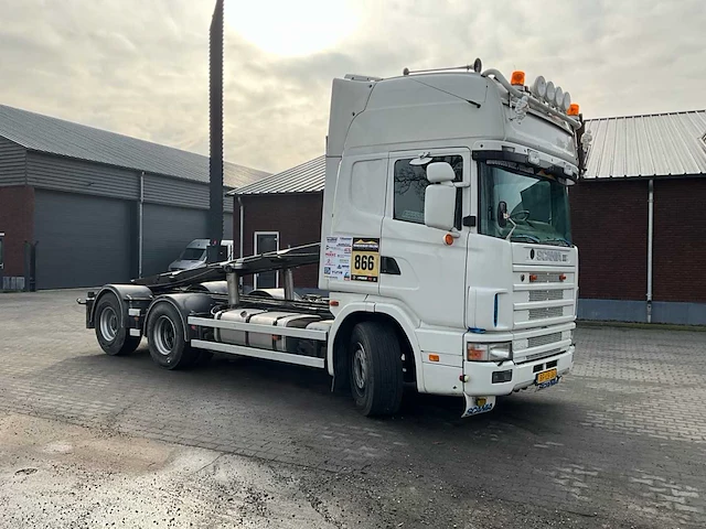 1997 scania r 124 l 400 6x2 na truck containerauto - afbeelding 12 van  28