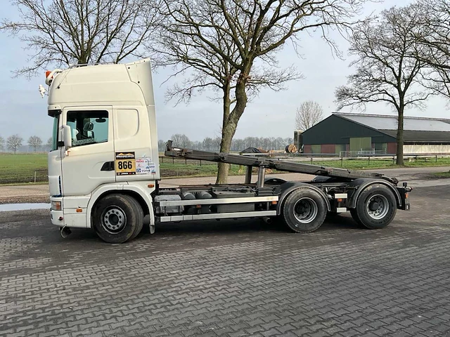 1997 scania r 124 l 400 6x2 na truck containerauto - afbeelding 22 van  28